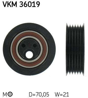 Rolo tensor da correia trapezoidal estriada SKF ref. VKM 36019